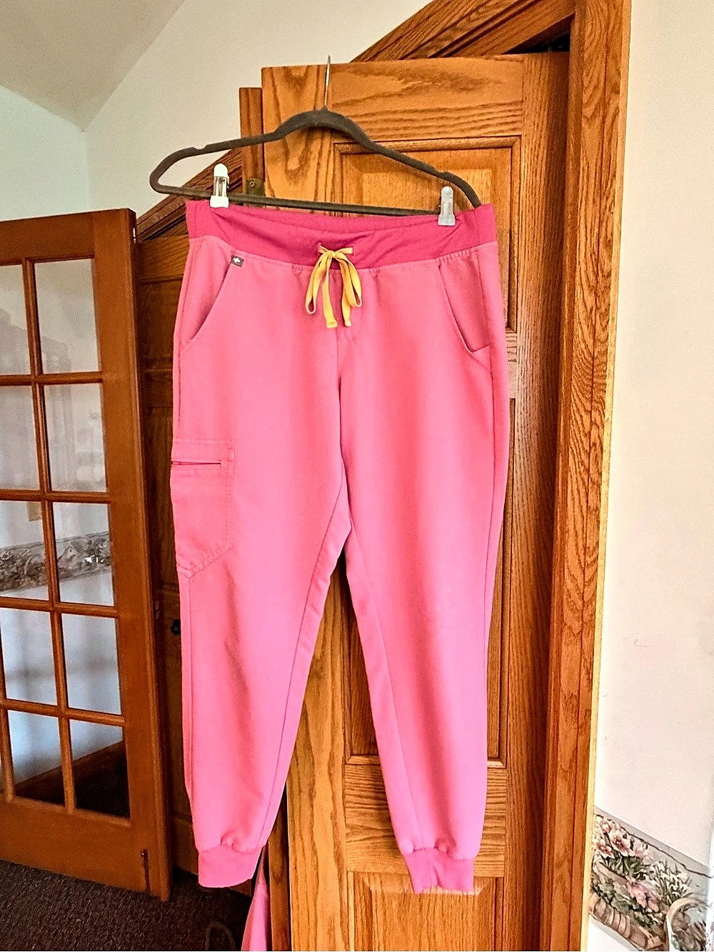 FIGS Pink Jogger Pants size medium